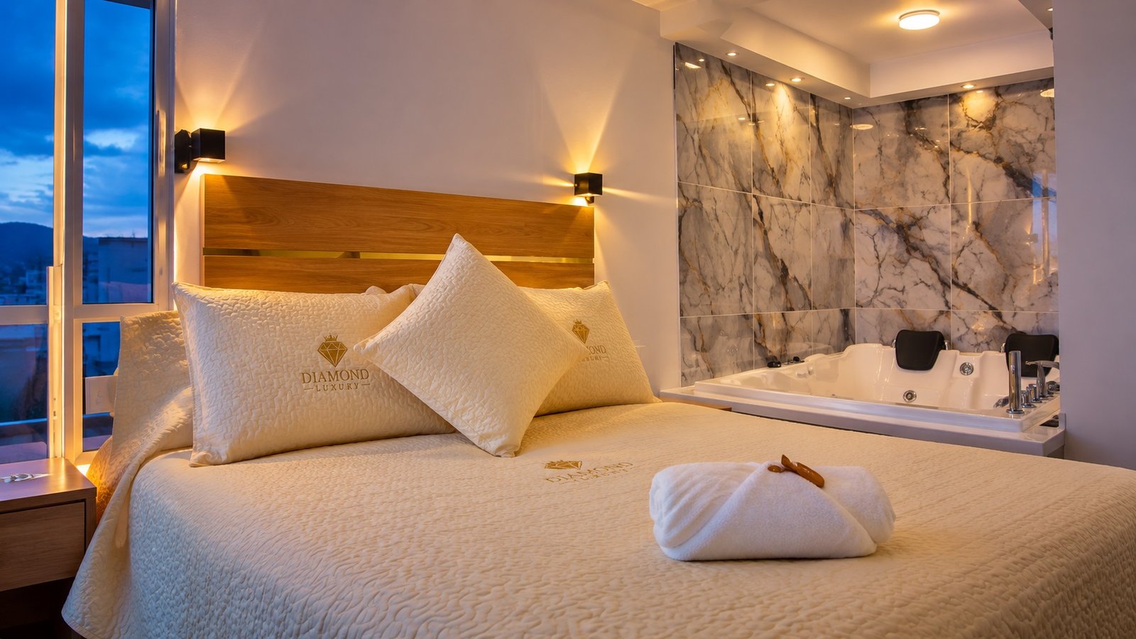 Habitación del Hotel Diamond Luxury